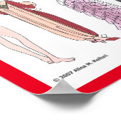 バベットは紙人形ポスターを着用 ポスター (角)