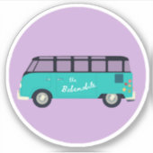 バベモバイルビニールステッカー シール (正面)