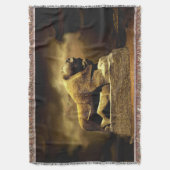 バベルのライオン スローブランケット (正面縦)