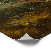 バベルのリトルタワーby Pieter Bruegel the Elder ポスター (角)