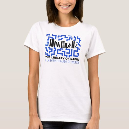 バベルの図書館 ― 言葉でできた迷宮 Tシャツ (正面)