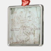 バベルの塔の建築 メタルオーナメント (左)