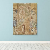 バベルの塔,アトリウムから キャンバスプリント (インサイチュ (ウッドフロア))