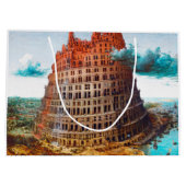 バベルの塔、ピエテル・ブルーゲル長老 ラージペーパーバッグ (裏面)