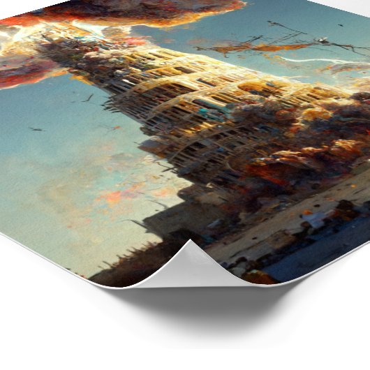 バベルの塔 ポスター (角)