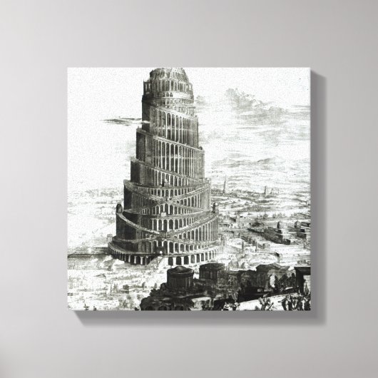 バベルの塔, 1679 キャンバスプリント (正面)