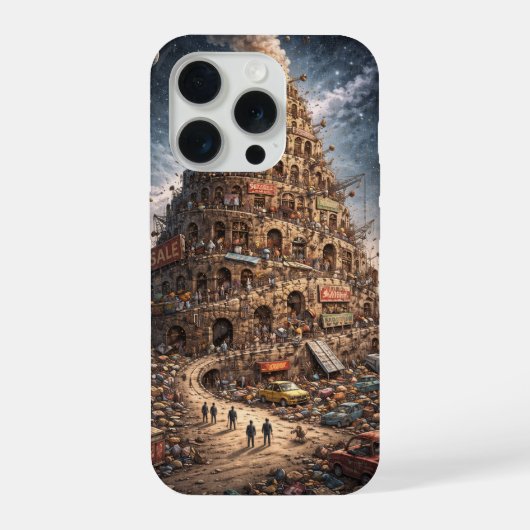 バベルの塔 iPhoneケース (裏面)