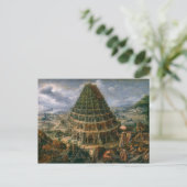 バベルの塔 | Marten van Valckenborch | ポストカード (スタンド正面)