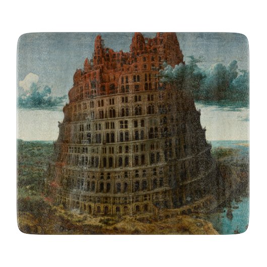 バベルの塔(Pieter Bruegel the Elder) カッティングボード (正面)