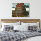 バベルの塔(Pieter Bruegel the Elder) キャンバスプリント (インサイチュ (寝室))