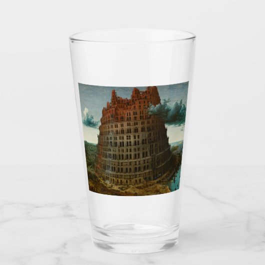 バベルの塔(Pieter Bruegel the Elder) タンブラーグラス (正面)