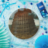 バベルの塔(Pieter Bruegel the Elder) ペーパープレート (パーティー)