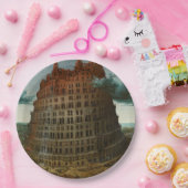 バベルの塔(Pieter Bruegel the Elder) ペーパープレート (パーティー)