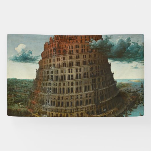 バベルの塔(Pieter Bruegel the Elder) 横断幕 (横)