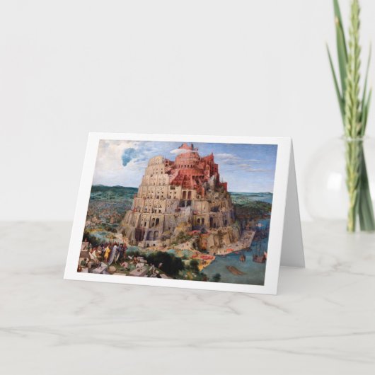 バベルの塔， Pieter Bruegel the Elder, 1563 カード (正面)