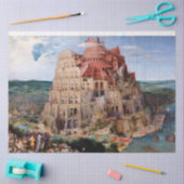 バベルの塔， Pieter Bruegel the Elder, 1563 薄葉紙 (クラフト)