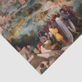 バベルの塔， Pieter Bruegel the Elder, 1563 薄葉紙 (詳細)