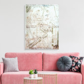 バベルの建築 キャンバスプリント (インサイチュ (リビング))