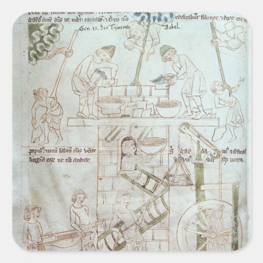 バベルの建築 スクエアシール (正面)