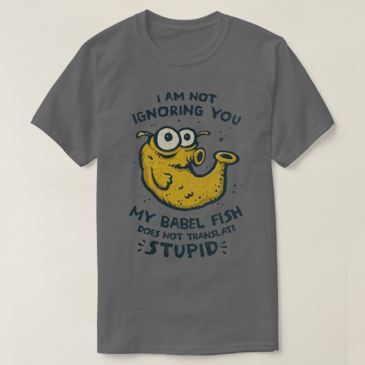 バベルフィッシュ Tシャツ (デザイン正面)