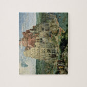 バベル塔、1563年(パネル上の油) ジグソーパズル (縦)