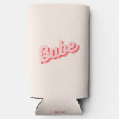 バベレトロピンクバチェロレッテクーラーボックス スリム缶クーラー (裏面)