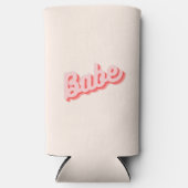 バベレトロピンクバチェロレッテクーラーボックス スリム缶クーラー (正面)