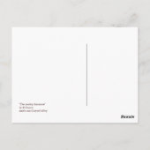 バベージ エアシップ ヴィンテージ スチームパンク トラベル ポストカード (裏面)