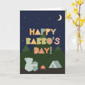 バボの父の日札 カード (黄色い花)