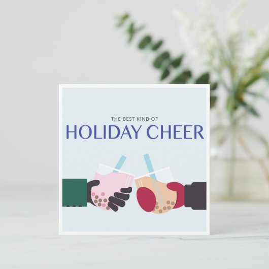 バボティー ホリデー ウィンター チアー ニューヨーク バブル ティー シーズンカード (スタンド正面)