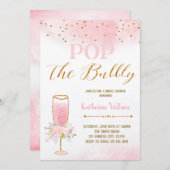 バポップ・アートのブル招待 招待状 (正面/裏面)