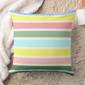 バミストライプのューダの色 クッション (ブランケット)