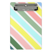 バミストライプのューダの色 ミニクリップボード (正面)