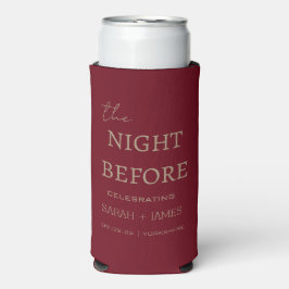 バミニマルモダングンディの前の結婚夜 スリム缶クーラー