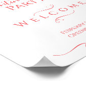 バミニマルモダンンタインのパーティーへようこそ ポスター (角)