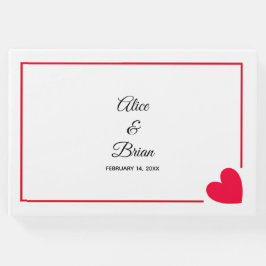 バミニマルモダンン結婚タイン ゲストブック