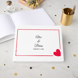 バミニマルモダンン結婚タイン ゲストブック