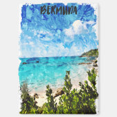 バミミニマルューダカリブのアイランドトロピカルビア マグネット (正面)