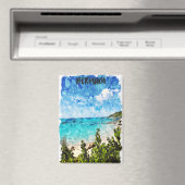 バミミニマルューダカリブのアイランドトロピカルビア マグネット (インサイチュ (食洗機))