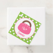 バミモノグラムのューダバッグパーソナライズお願いギフトラベル フェイバータグ (インサイチュ)