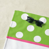 バミモノグラムのューダバッグパーソナライズされたビーチタオル ビーチタオル (インサイチュ)