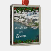 バミューダからのメリークリスマス メタルオーナメント (右)