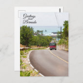 バミューダからの挨拶 ポストカード (正面/裏面)