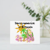 バミューダで新婚旅行 ポストカード (スタンド正面)