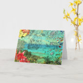 バミューダのグリーティングカード カード (黄色い花)