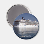 バミューダのノルウェーの夜明け マグネット (正面/裏面)