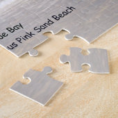 バミューダの有名なピンクサンドビーチ ジグソーパズル (側面)