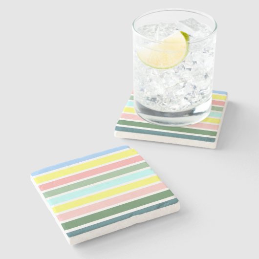 バミューダの色 ストーンコースター (横)