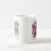 バミューダグラフィティビベス：島の通りアート コーヒーマグカップ (中央)