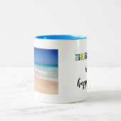 バミューダザビーチはマイハッピープレイス ツートーンマグカップ (中央)